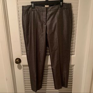 J.Crew Metallic Crop Dress Pants